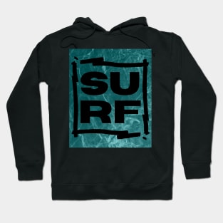 Rough ocean surf Hoodie